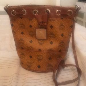 Vintage MCM bucket bag